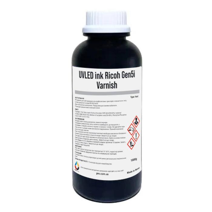 УФ Лак PRO INK™ VARNISH для Ricoh Gen5i 1000г-Фото-0