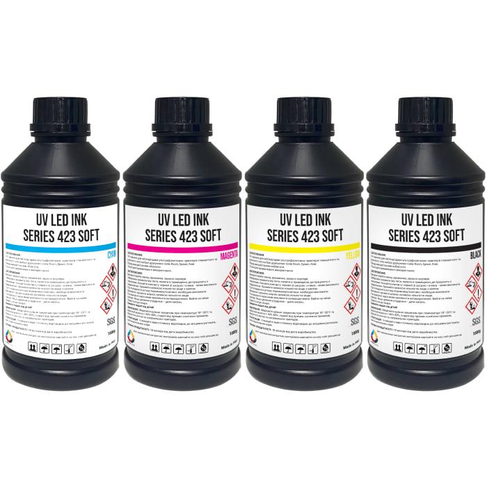 Гнучкі УФ Чорнила PRO INK™ BLACK для Epson, Ricoh, Xaar 1000г-Фото-1